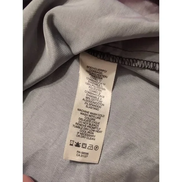 DKNY Jeans Women's Black Floral Blouse Size L - Picture 5 of 7